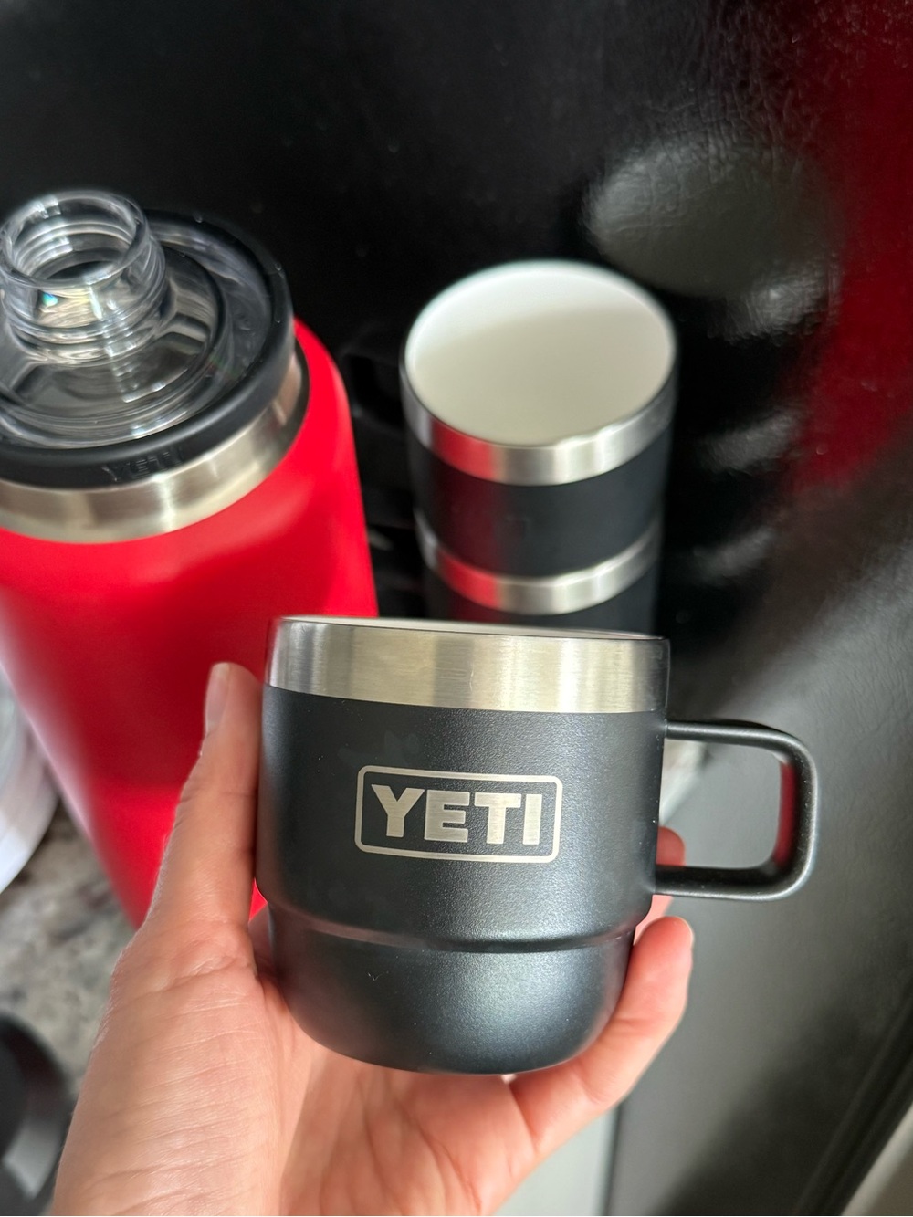 YETI Rambler 6 oz Stackable Espresso Mugs Set of 4 | Excellent Condition